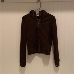 Lululemon cropped scuba hoodie
